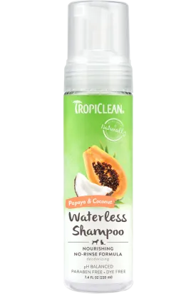 15% OFF: Tropiclean Papaya & Coconut Waterless Dog Shampoo 7.4oz