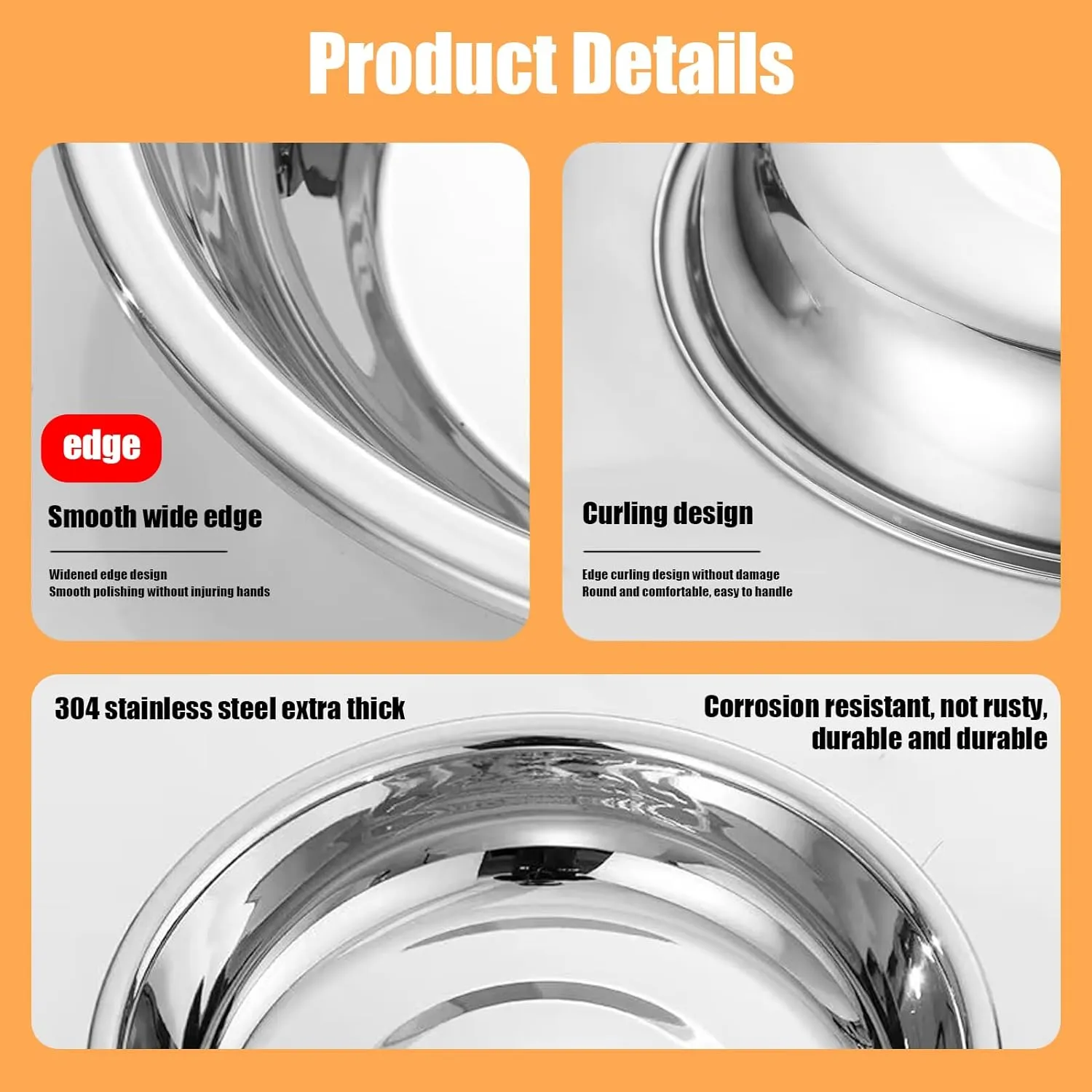 4 Pcs Stainless Steel Cat Bowls,5.5 Inches Metal Cat Bowl, Cat Food Bowls for Indoor Cats, Whisker Fatigue Cat Bowl, Shallow Cat Food Dish, Kitten Food Bowl, Elevated Food Bowls for Cats (5.5 inches)