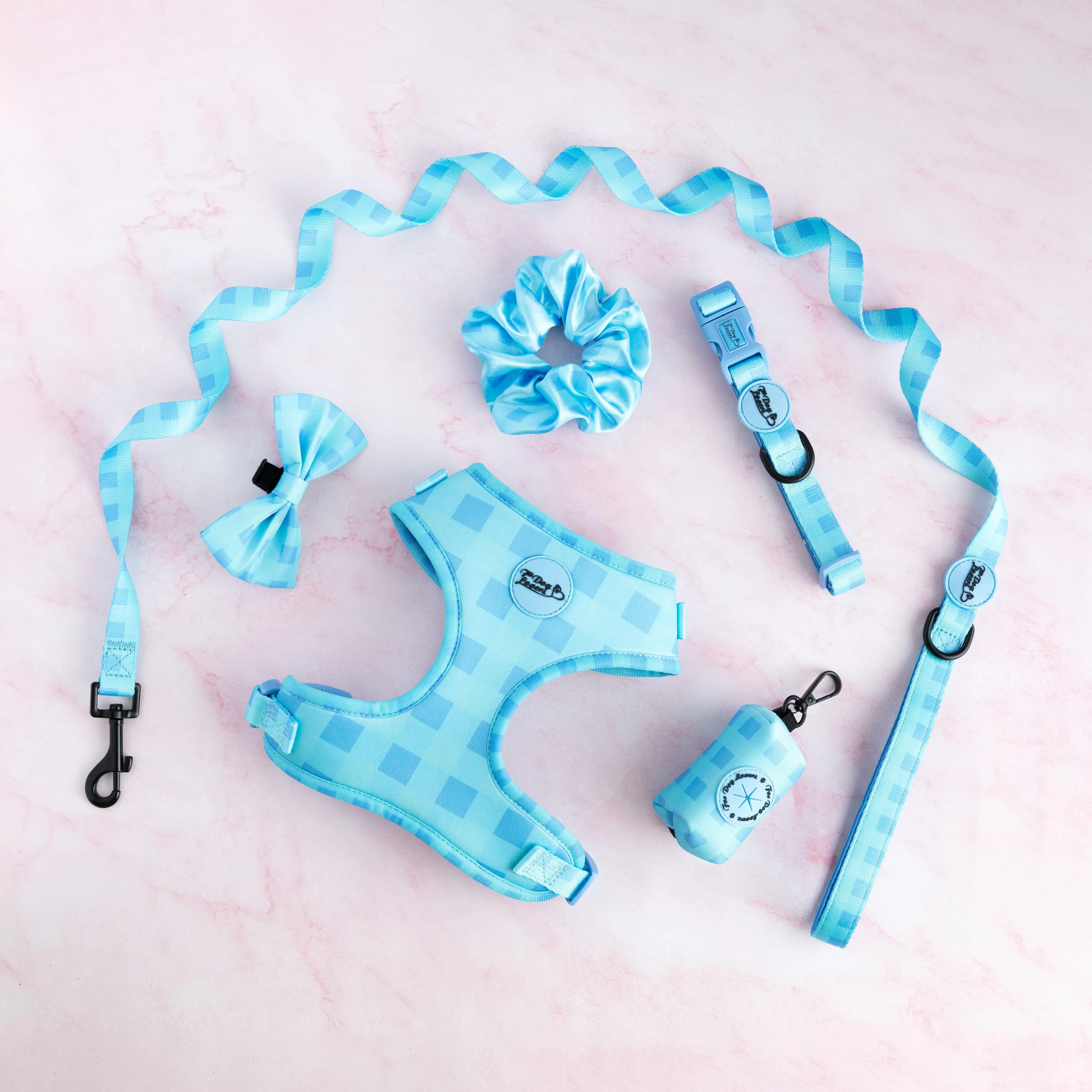 Adjustable Dog Harness Blue Skies