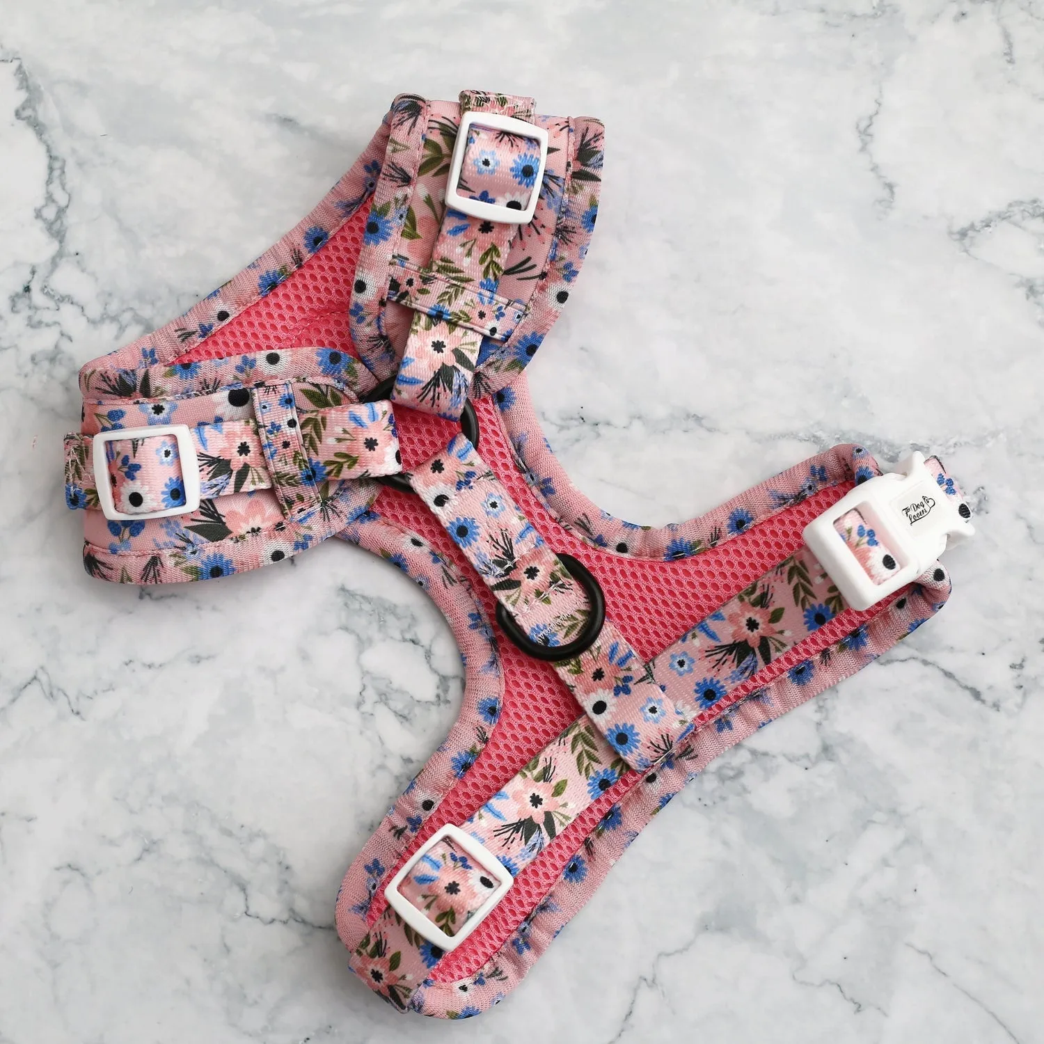 Adjustable Dog Harness Flower Child