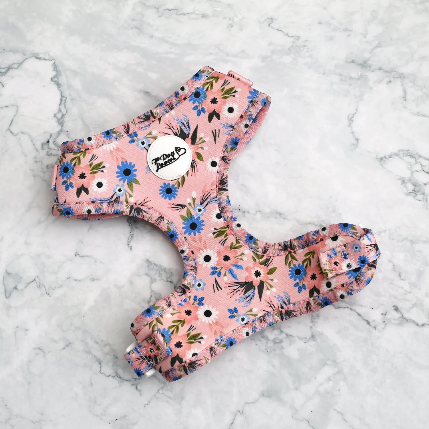 Adjustable Dog Harness Flower Child