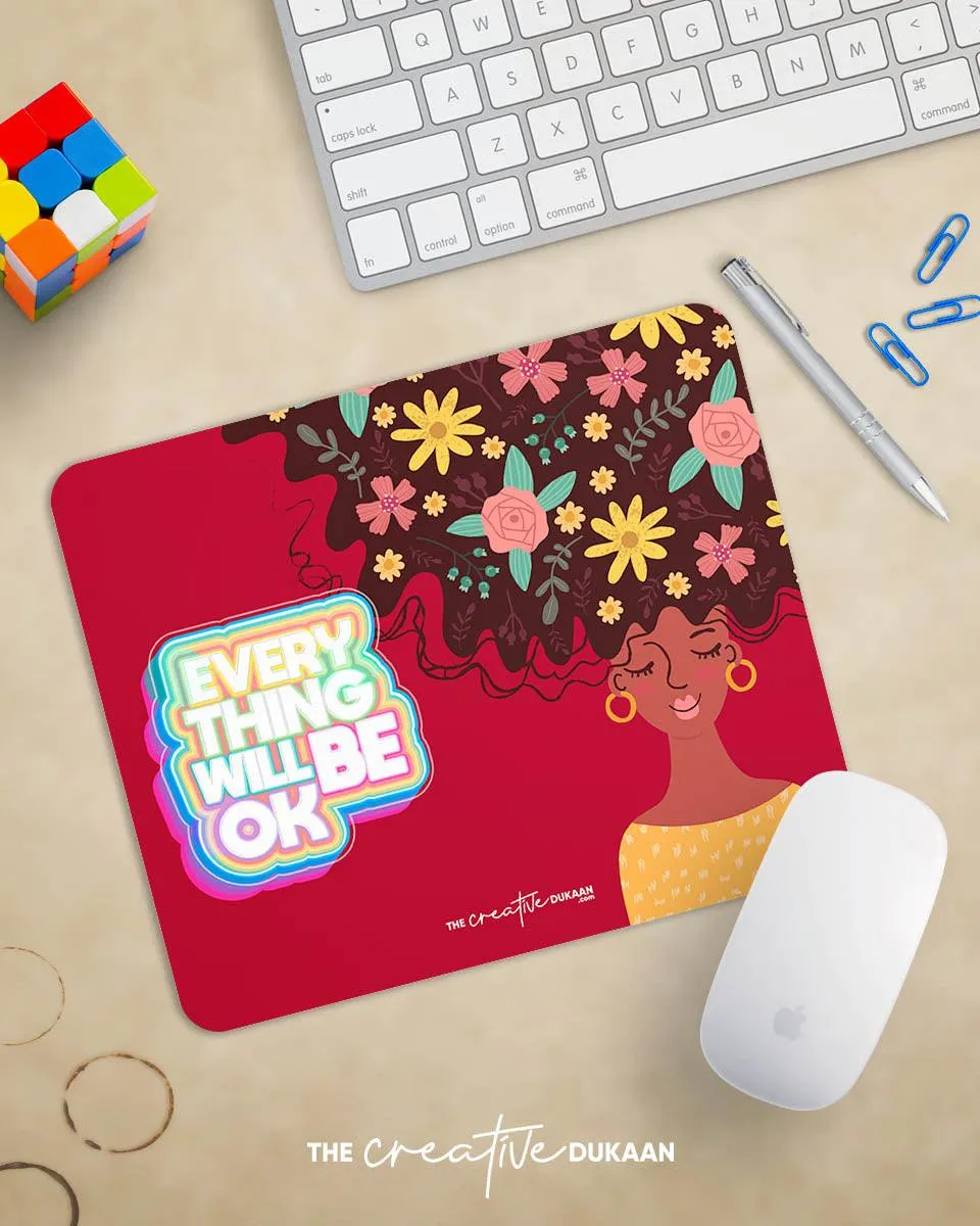 All is well positivity cool mousepad