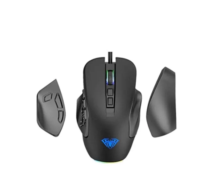 AULA H510 Wired Optical Mouse With 14 Keys (Black)