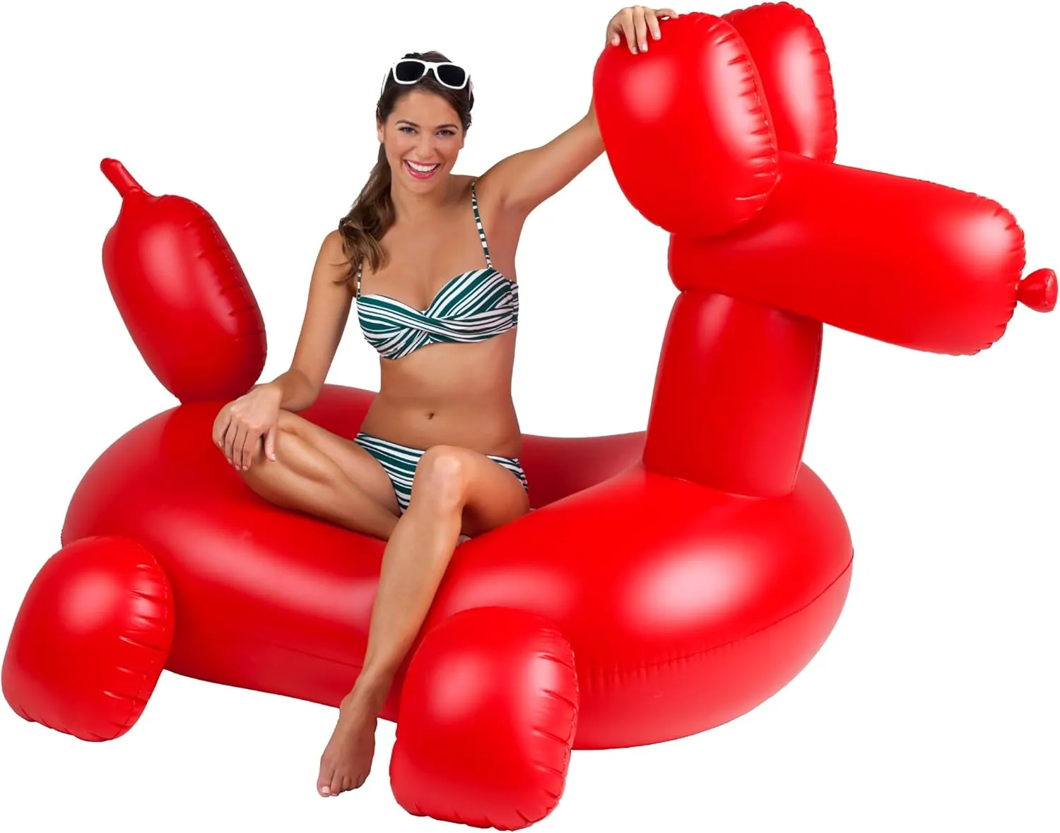 BigMouth Inc. Giant Balloon Animal Pool Float, Over 4' Wide, Fun Inflatable Floatie Tube, Blow Up Swim Ring, Outdoor Summer Pool Party Water Toy