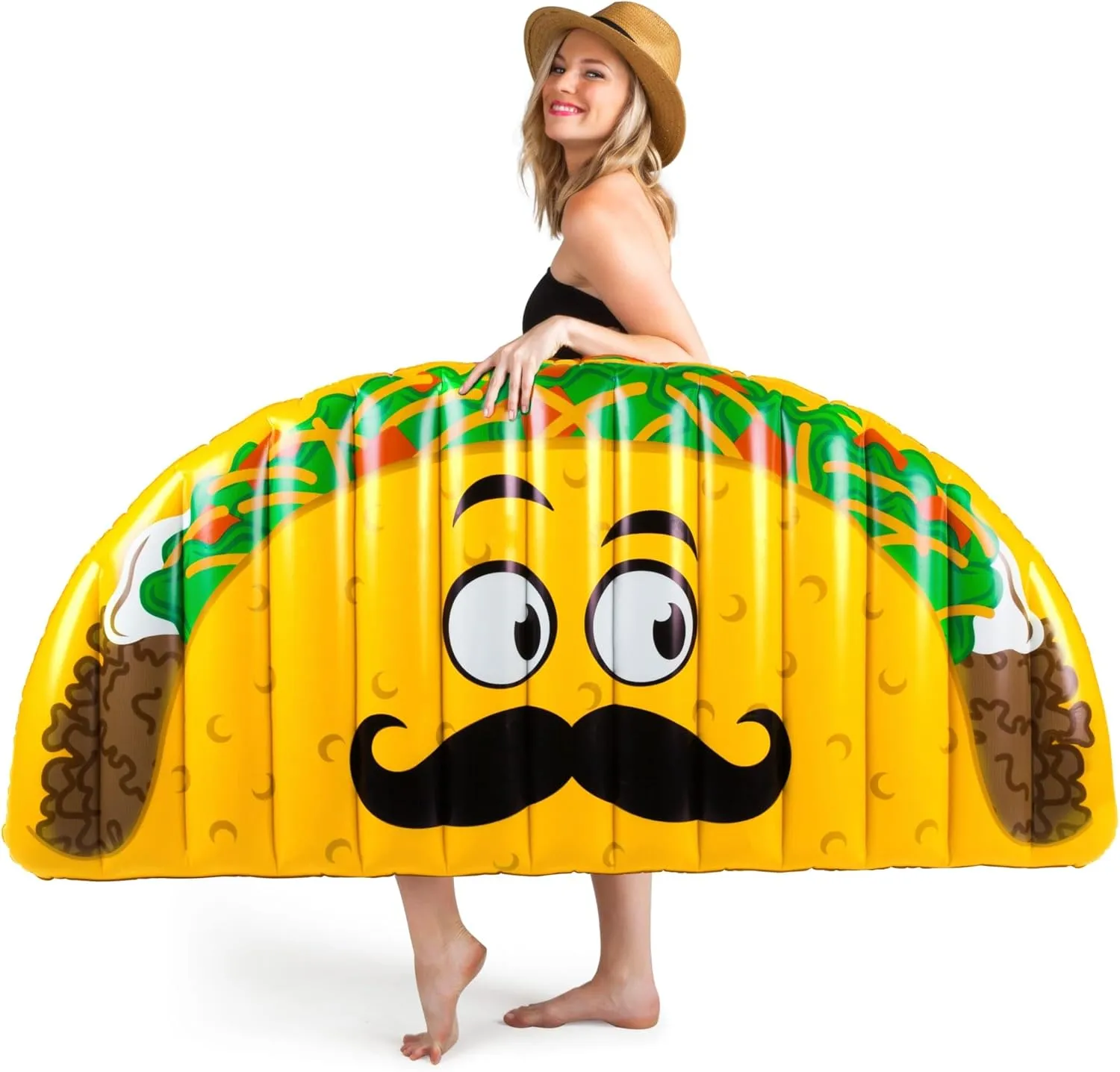 BigMouth Inc. Pool Float, Large Lounge Raft, Durable Vinyl Floatie, Summer Pool Party Water Toy