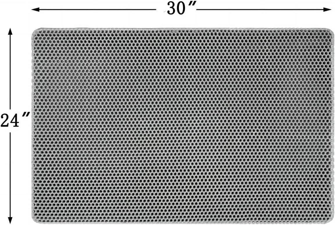 Cat Litter Mat Large Cat Litter Trapping Mat 30x24 inch Double Layer Urine and Water Proof Kitty Litter Box Mat XL