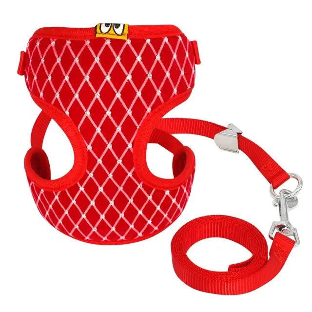 Cat Walking Jacket Harness and Leash Pets