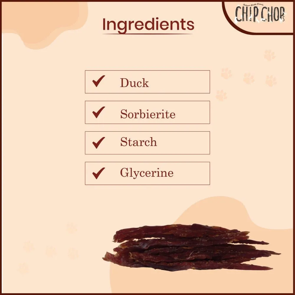Chip Chops Roast Duck Strips Dog Treats