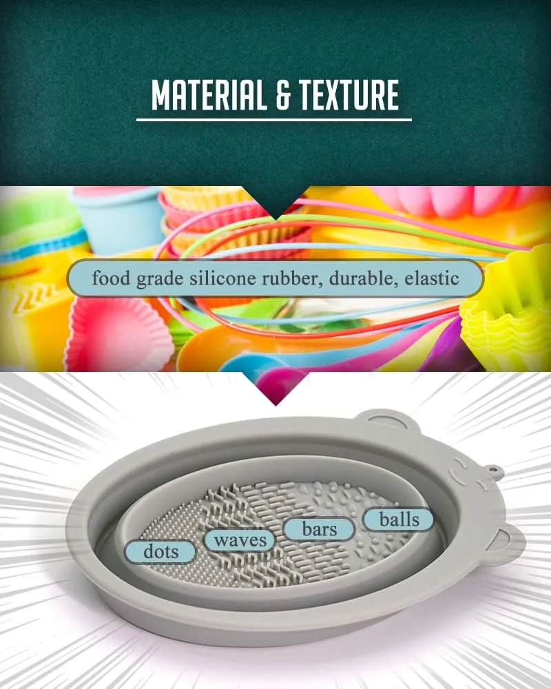 Collapsible Shaving Bowl - Silicone Rubber Multi Purpose Portable Bowl - Pocket Size, Easy to Carry, Durable, Flexible