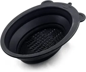 Collapsible Shaving Bowl - Silicone Rubber Multi Purpose Portable Bowl - Pocket Size, Easy to Carry, Durable, Flexible