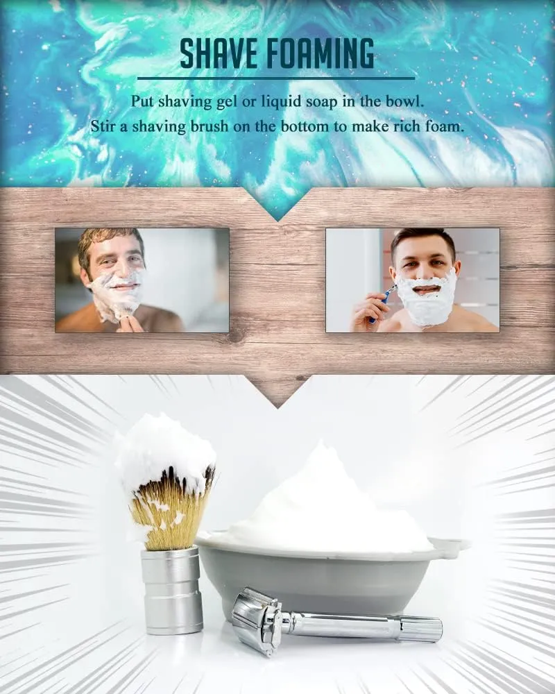 Collapsible Shaving Bowl - Silicone Rubber Multi Purpose Portable Bowl - Pocket Size, Easy to Carry, Durable, Flexible