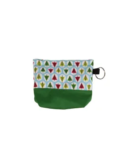 Dog Christmas Treat Pouch - Trees