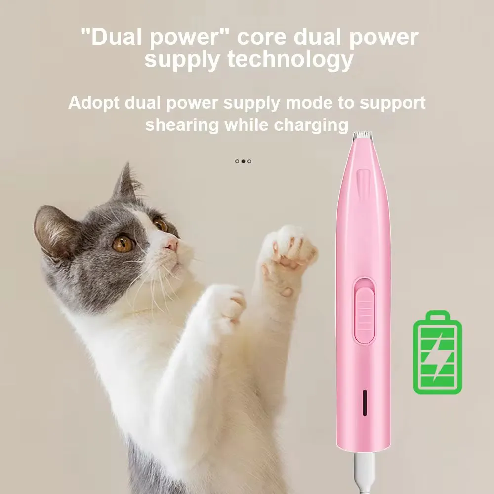 Dog Paw Trimmer with Light – Gentle, Precise Grooming for Dogs and Cats