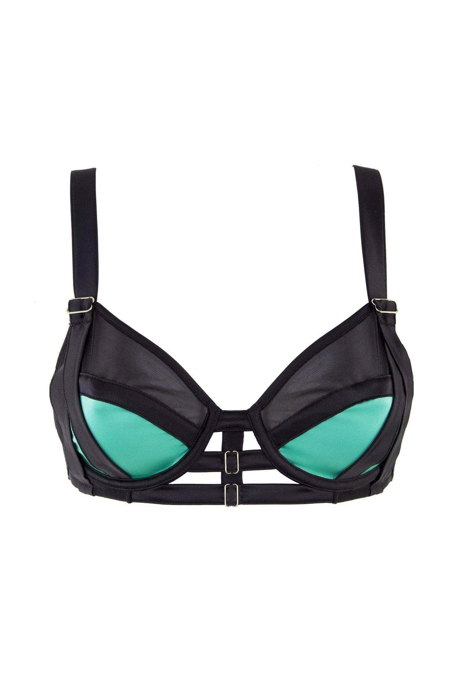 Emerald Strappy Bra DD  Cups