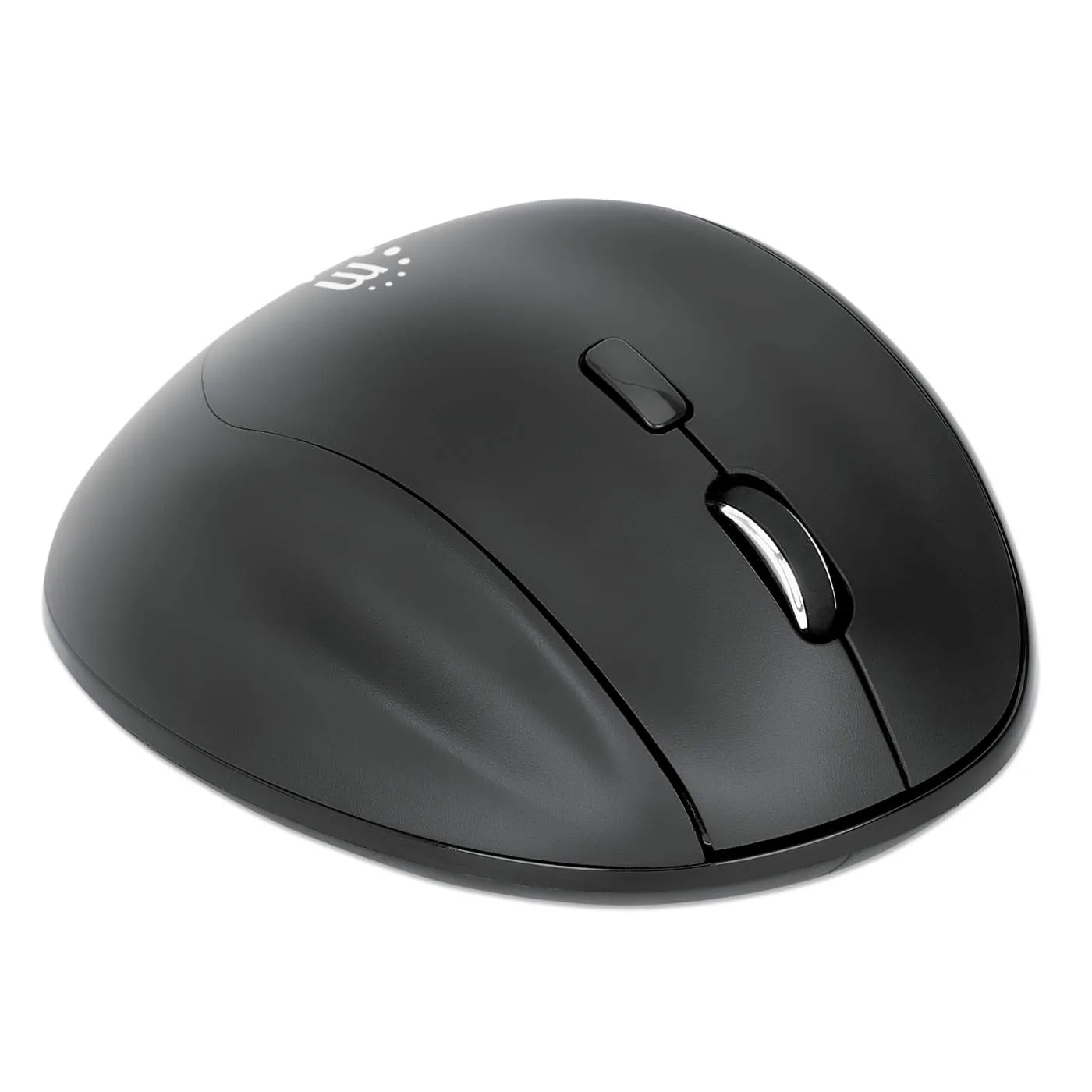 Ergonomic Wireless Mouse with 2-in-1 USB Receiver