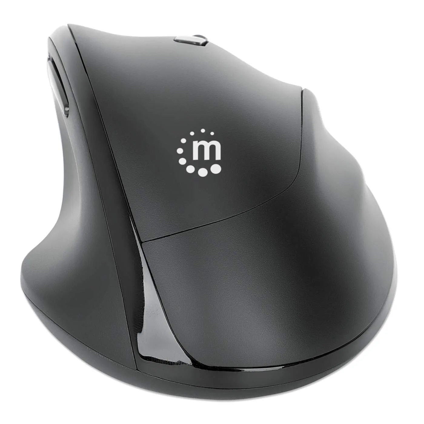 Ergonomic Wireless Mouse with 2-in-1 USB Receiver