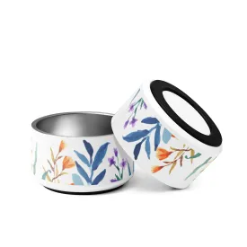 Floral Pet bowl
