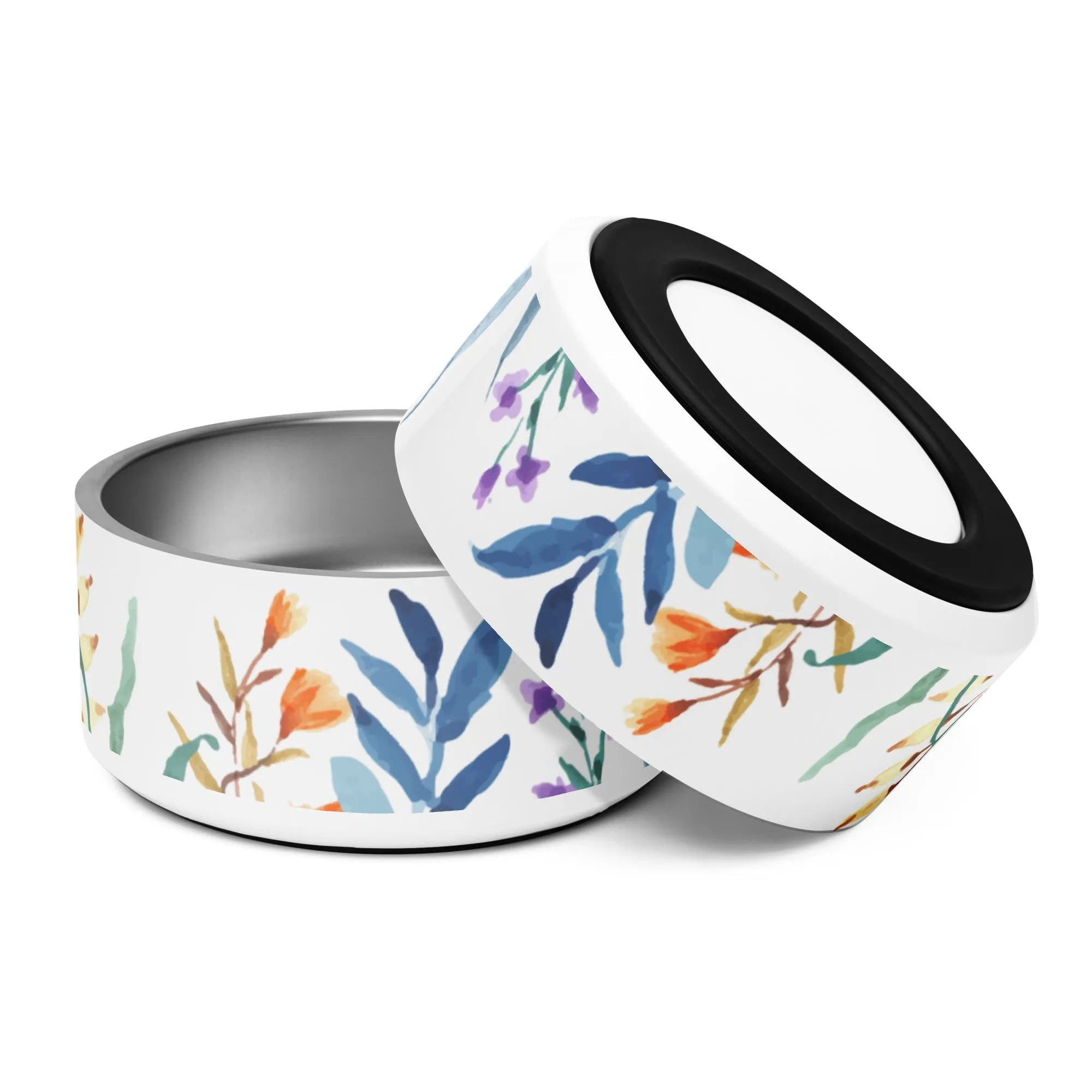 Floral Pet bowl