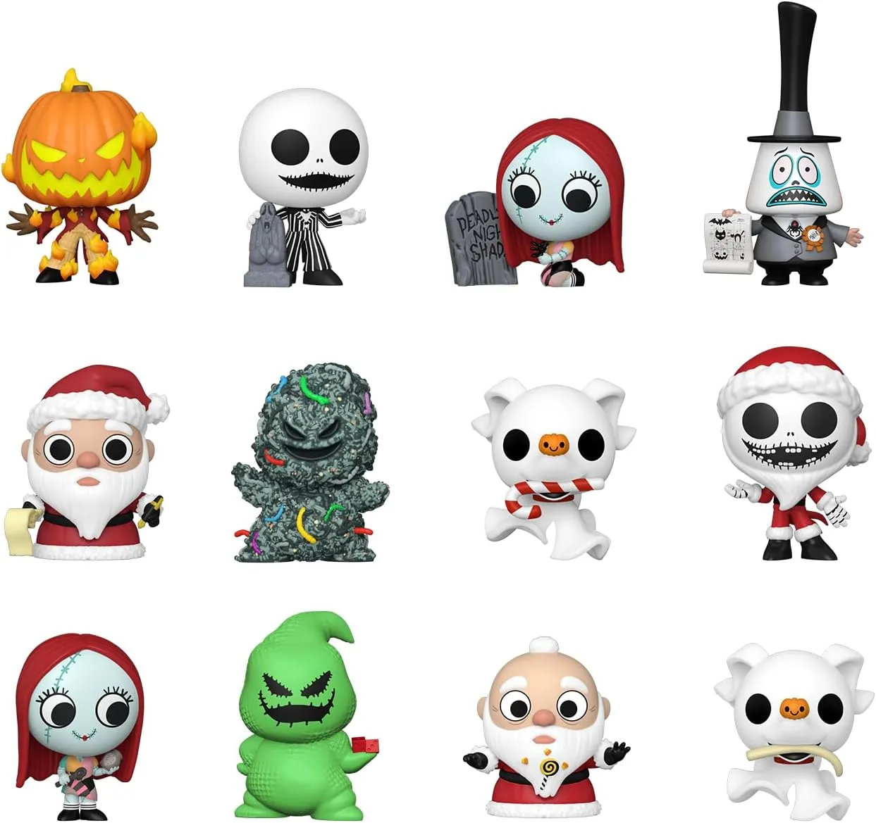 Funko Mystery Mini - Disney The Nightmare Before Christmas 30th - 1 of 12 to Collect - Styles Vary - Disney: The Nightmare Before Christmas - Collectable Vinyl Figure - Gift Idea - for Kids & Adults
