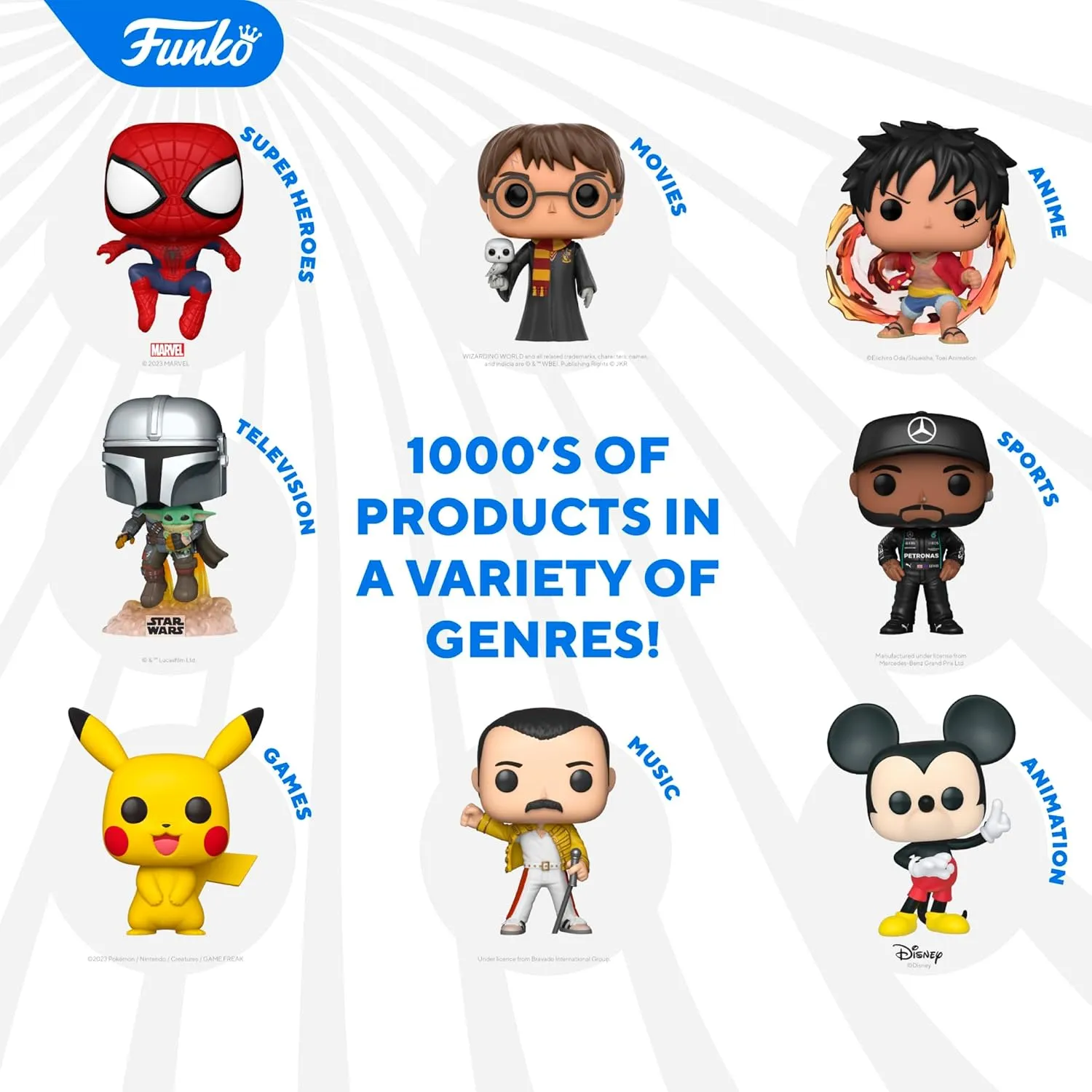 Funko Mystery Mini - Disney The Nightmare Before Christmas 30th - 1 of 12 to Collect - Styles Vary - Disney: The Nightmare Before Christmas - Collectable Vinyl Figure - Gift Idea - for Kids & Adults