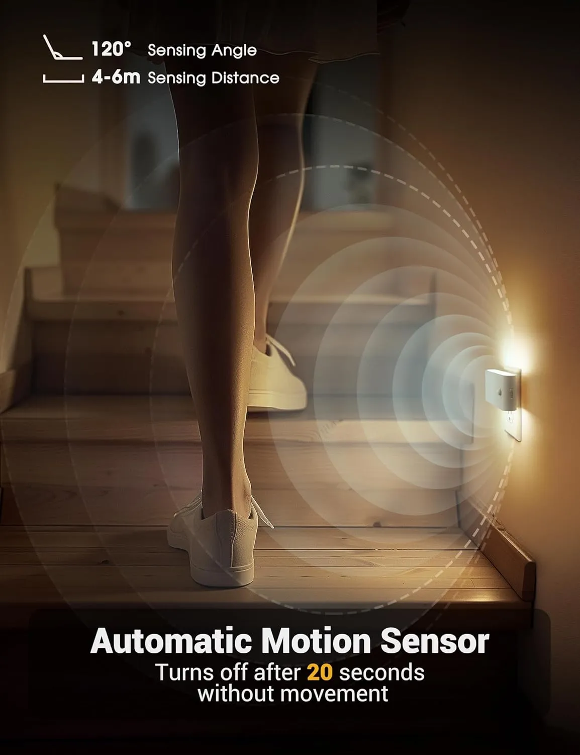 JandCase Motion Senor ,2 ,0-100 ,LED ,3000K 