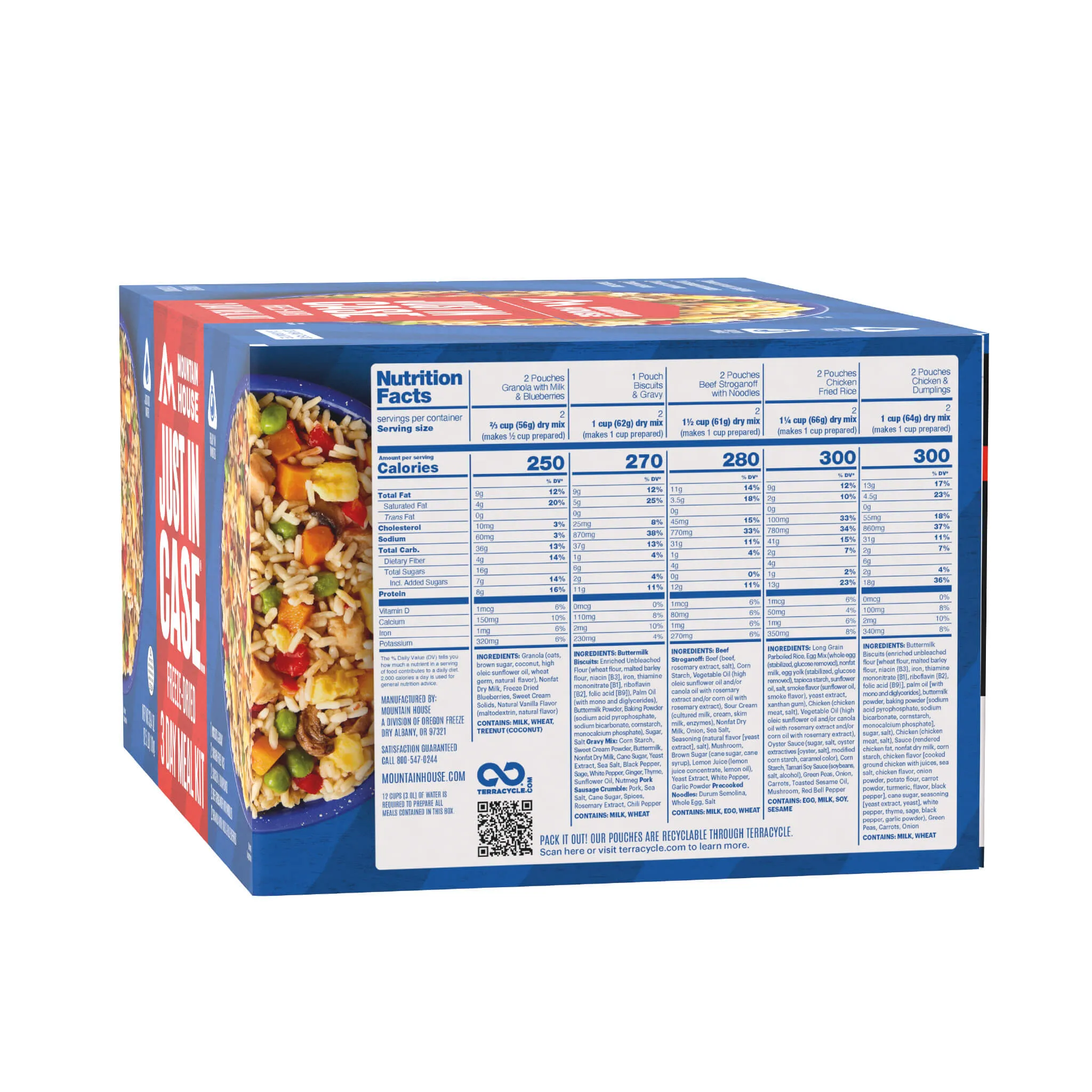 Just in Case...® 3 Day Emergency Food Supply