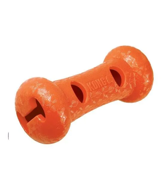 Kong Quest Foragers Dumbbell (Orange) Dog Toy