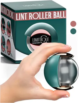 Lint Roller Ball, Premium Compact, and Reusable Lint Roller Ball, for Purse, House, and Travel, Effective Lint, Pet Hair and Debris Removal, Portable Sticky Gel Lint Ball, Mysterious Emerald