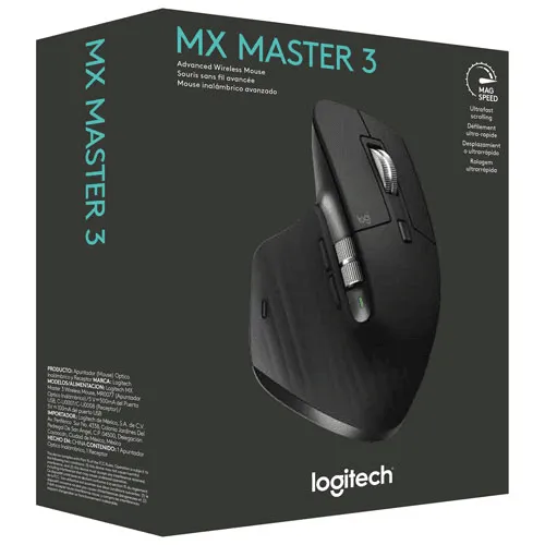 Logitech MX Master 3 Advanced Ergonomic Mouse Ergo Wireless