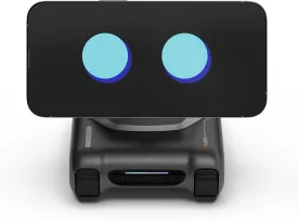 LOOI Robot-Space Black  AI Desktop Companion with ChatGPT Voice Interaction, Memory, Personality, Gesture & Face Recognition, Emotional Support, and 10W Wireless Charging