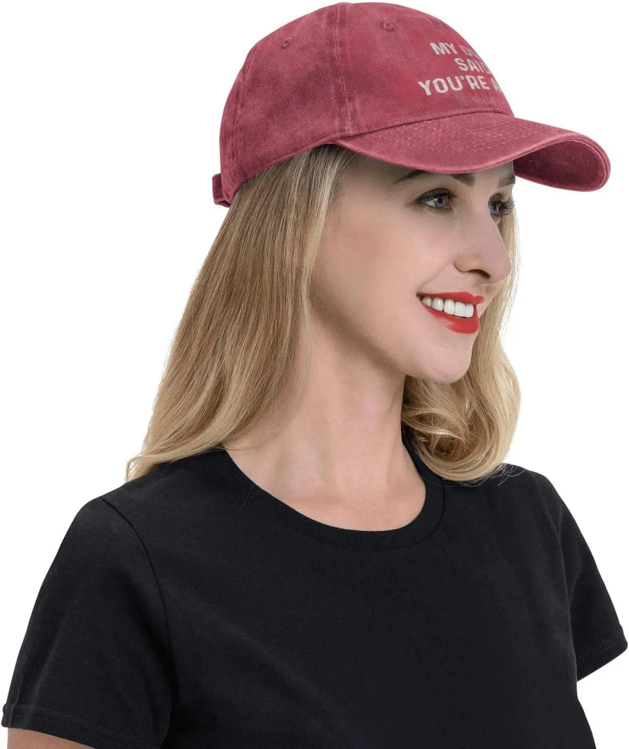 My Dog Said You're A Hoe Hat Women Funny Baseball Hat Funny Birthday Gifts for Women