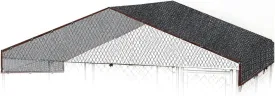 Outdoor Dog Kennel Cover 10 x 10ft Black Mesh Sunblock Shade Cloth for Outside Black Sunblock Shading Cloth Net Dog Cage Cover Mesh Tarp Garden and Greenhouse Canopy Covers