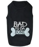 Parisian Pet Bad To Da Bone Embroidered T-Shirt