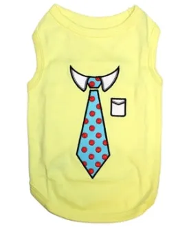 Parisian Pet Tie Embroidered Tshirt