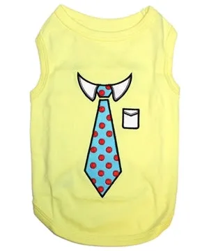 Parisian Pet Tie Embroidered Tshirt
