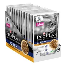 Pro Plan Chicken In Gravy Adult 7  Pouch Cat Food 85gx12 (1 box)