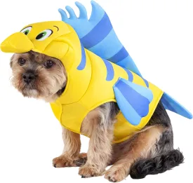 Rubies Disney Little Mermaid Flounder Pet Costume, As Shown, Medium for Themed Parties and Halloween