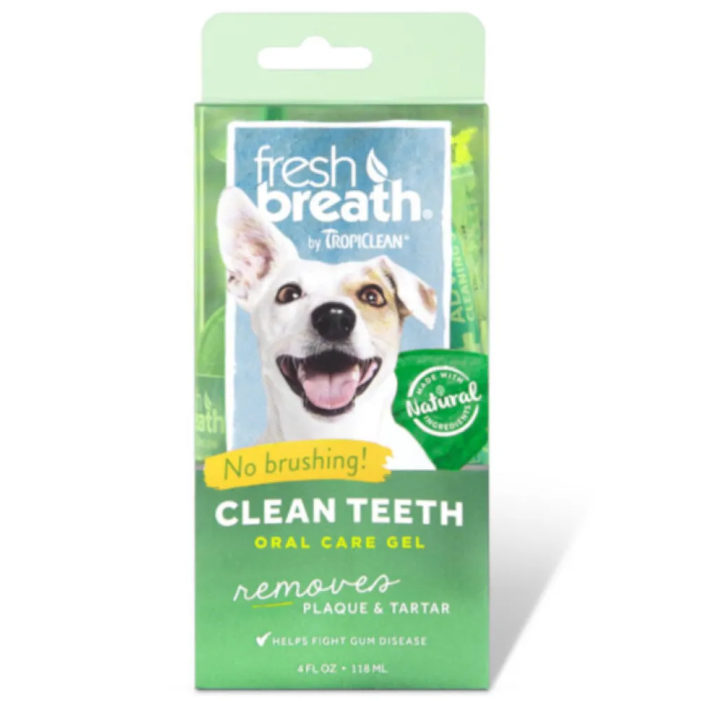 Tropiclean Fresh Breath Clean Teeth Brushing Gel For Dogs