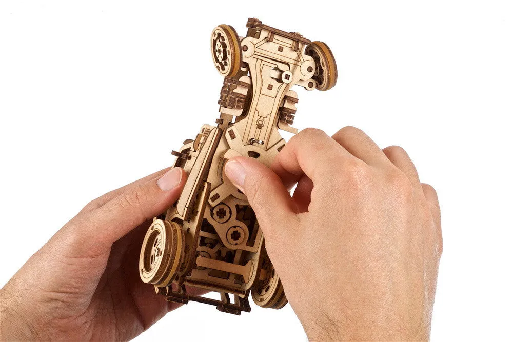 Ugears Hot Rod Furious Mouse ★Mechanical 3D Puzzle Kit Model Toys Gift Present Birthday Xmas Christmas Kids Adults