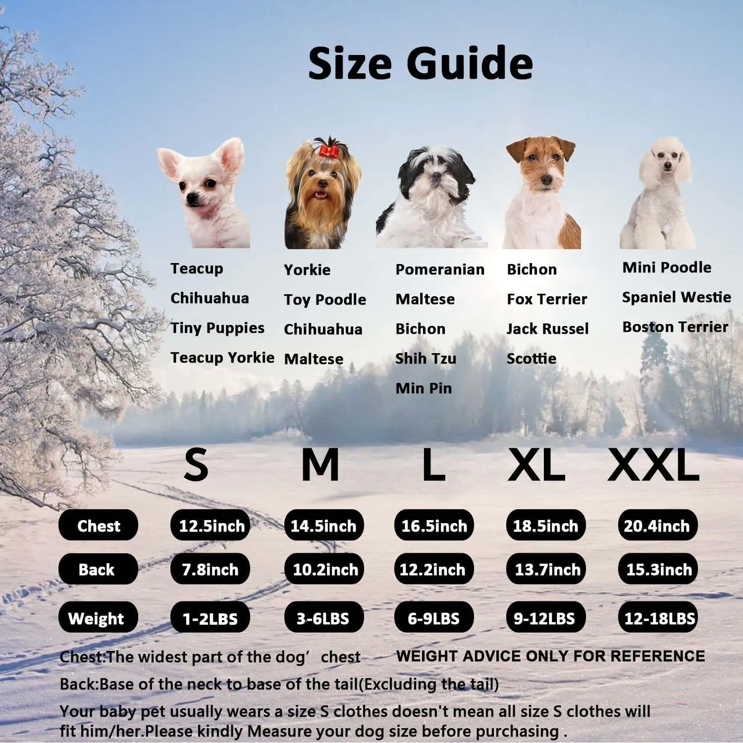 Waterproof Pet Clothes for Winter Warm Dog Jacket Coat Hooded Jumpsuit Snowsuit (L, Black)
