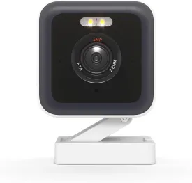 Wyze Cam v3 Pro Wired 2K Outdoor/Indoor Smart Camera for Home Security, Pet Baby Kids Elderly Monitoring, Edge AI, Color Night Vision, Spotlight Camera, Compatible with Alexa & Google Assistant, White